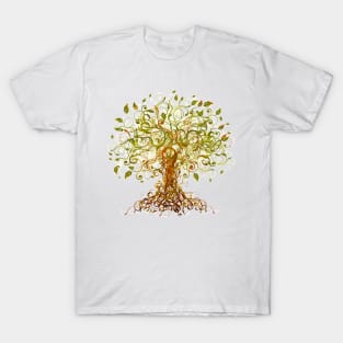 Colorful Modernist Tree 13 T-Shirt